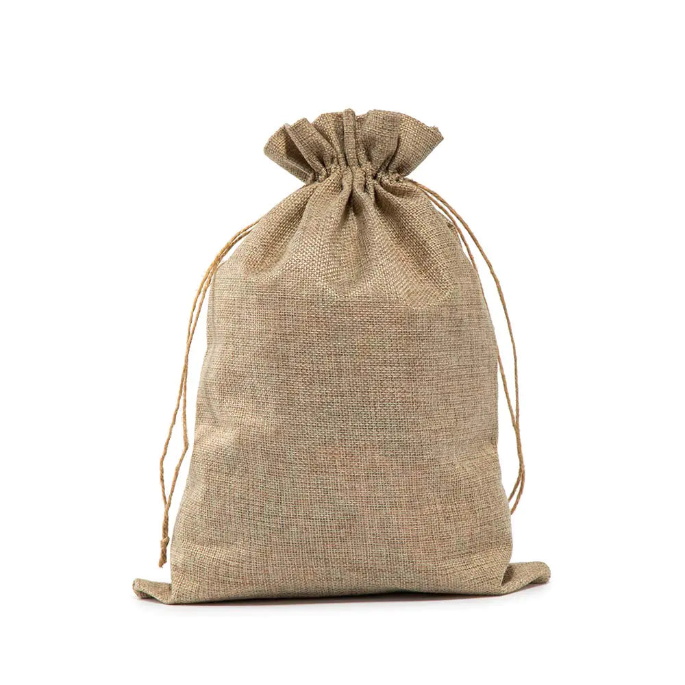 Burlap Bags with Drawstring 16 x 24 inches (Lot of 10)