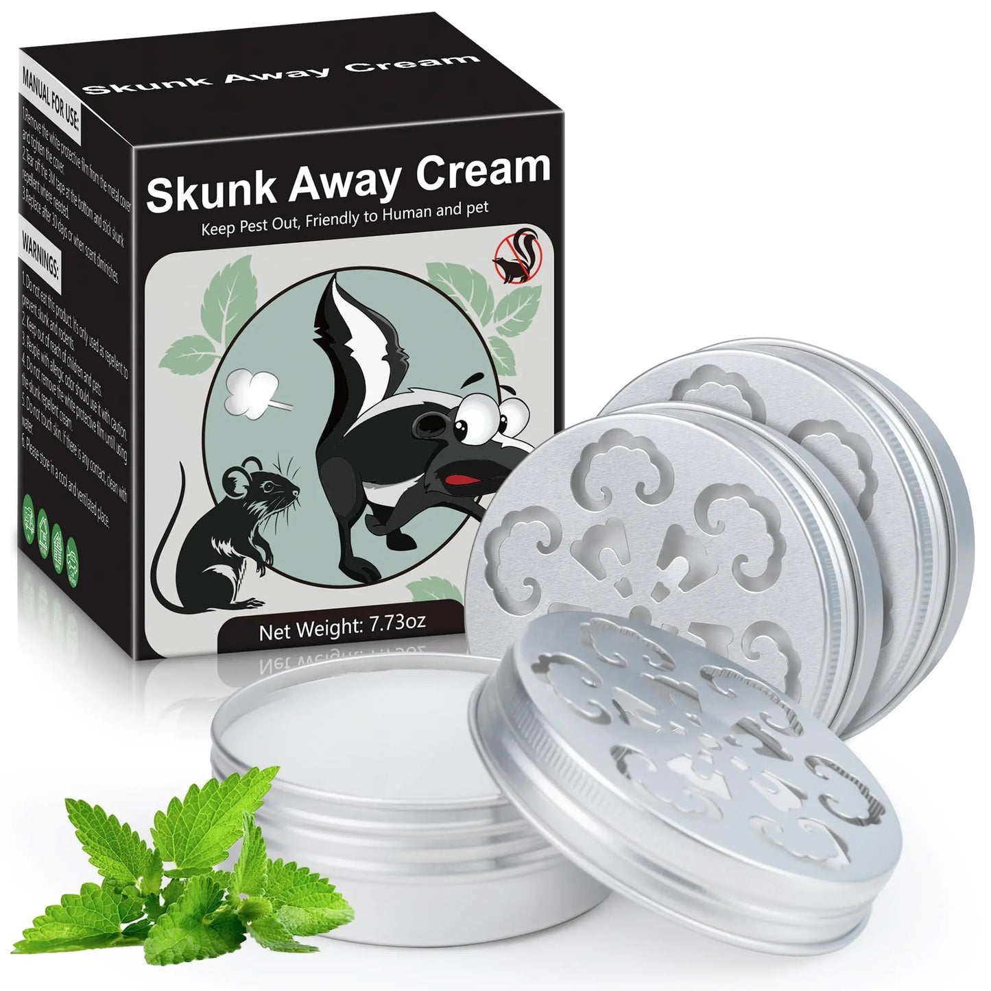 Indoor/Outdoor Natural Peppermint Mouse & Skunk Repellent Cream