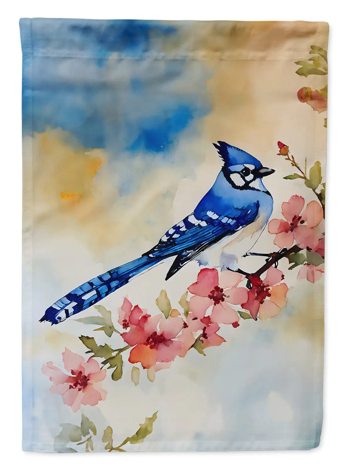 Blue Jay Garden Flag