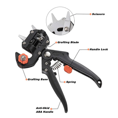 Garden Tree Grafting Knife, Pruning Shears, Snip Scissors, Cutting Tool Kit